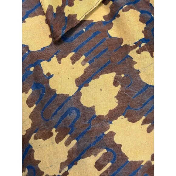 Rachel Comey Women's Neto Top Silk Cotton Blend Earth Tones Short Slv Size 2 / S - Picture 10 of 15